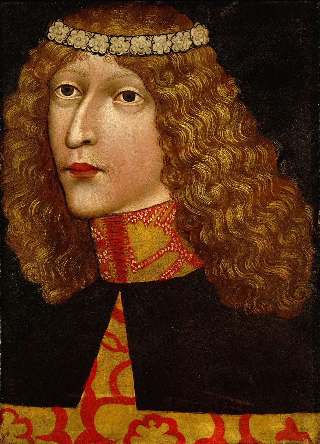 Ladislaus Postumus, anonymes Porträt von 1457. Der junge König stand im Mittelpunkt der Auseinandersetzungen um Vormundschaft und ständischen Einfluss.