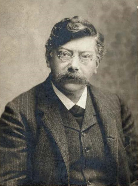 Victor Adler, Porträtaufnahme von Albert Voisard um 1900.